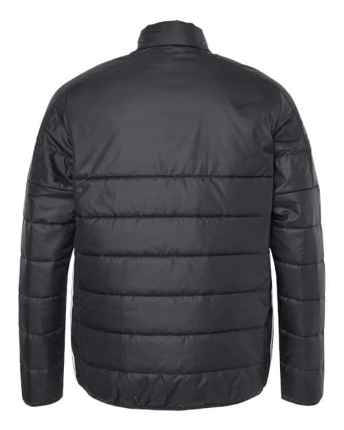 Adidas Men's 3-Stripes Puffer Full-Zip Jacket thumbnail 4