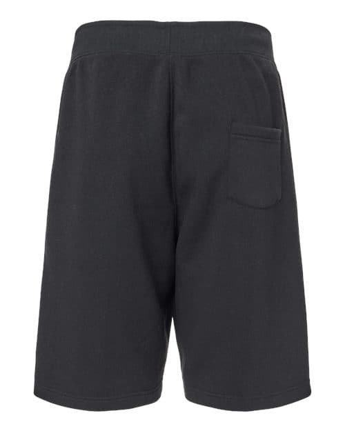 J. America Unisex Triblend Fleece Shorts thumbnail 4