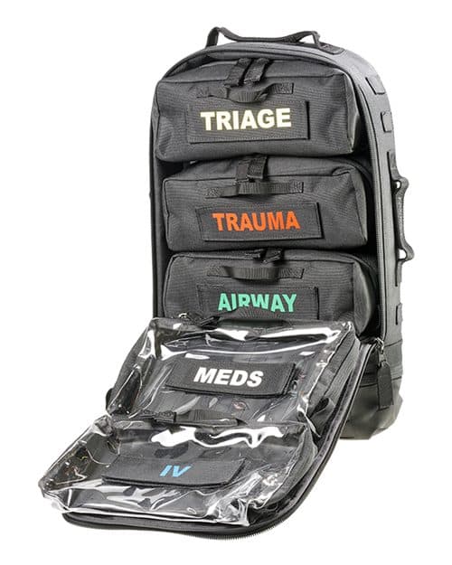 MERET SAVIOR7™ PRO Black Backpack thumbnail 4