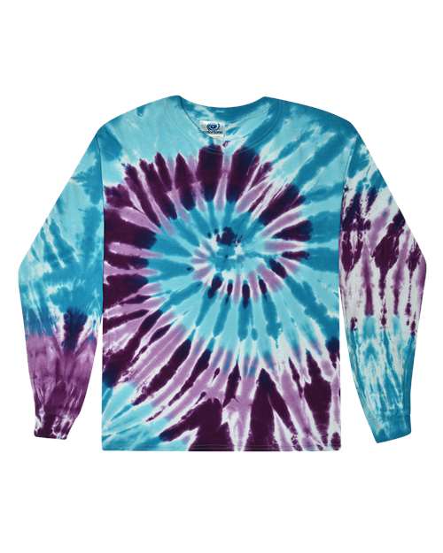 Colortone Youth Tie-Dyed Long Sleeve T-Shirt thumbnail 2