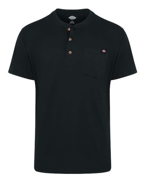 Dickies Men's Heavyweight Traditional Short Sleeve Henley thumbnail 2