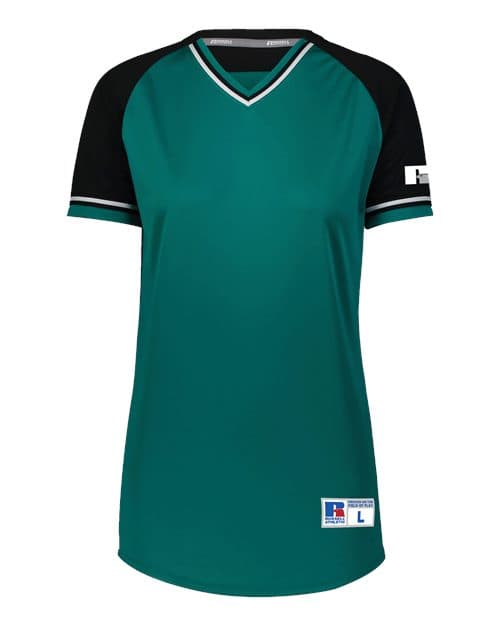 Russell Athletic Women's Classic V-Neck Jersey thumbnail 2