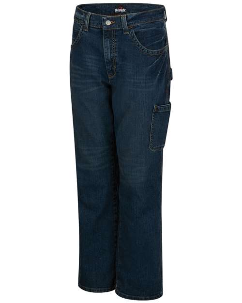 Bulwark Men's Odd Sizes Stretch Denim Dungaree Jeans thumbnail 4