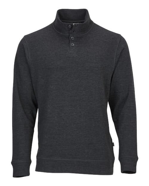 Boxercraft Men's French Terry Button Pullover thumbnail 3