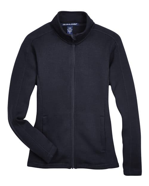 Devon & Jones Women's Bristol Full-Zip Sweater Fleece Jacket thumbnail 3