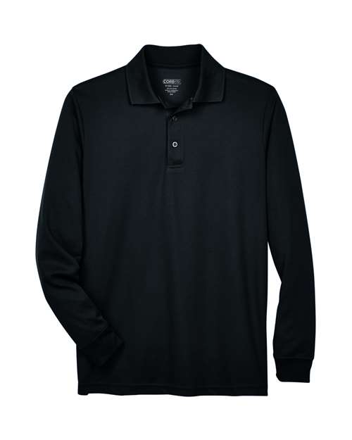 CORE365 Men's Pinnacle Performance Long Sleeve Piqué Polo thumbnail 3