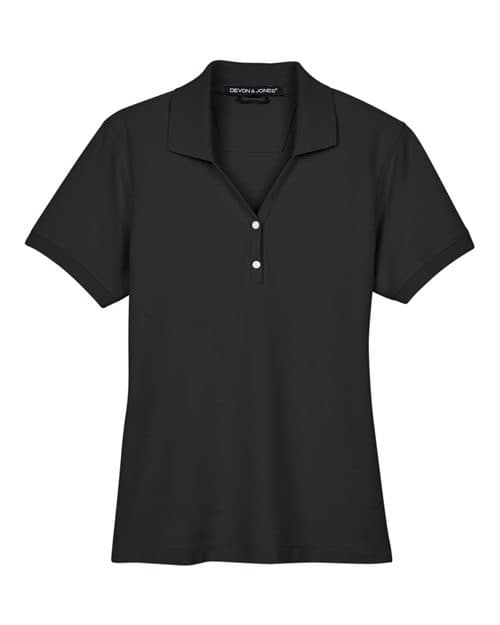 Devon & Jones Women's Pima Piqué Polo thumbnail 3