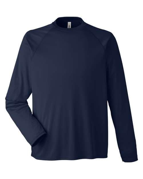 CORE365 Unisex Ultra UVP™ Marina Raglan Long Sleeve T-Shirt thumbnail 3