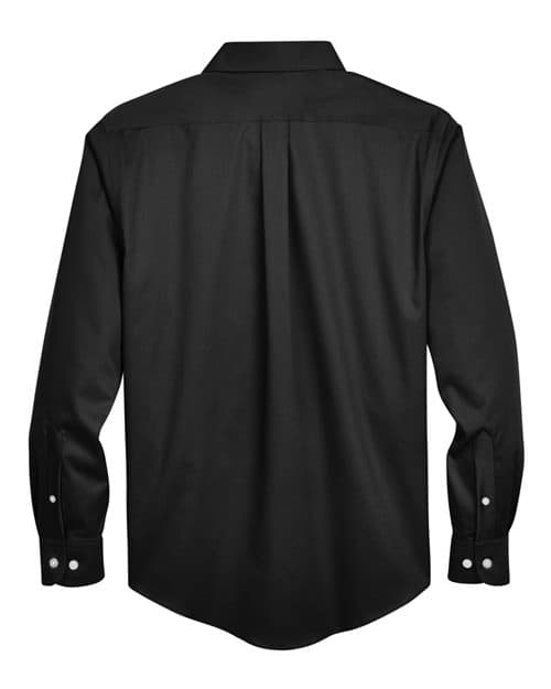 Devon & Jones Men's Crown Collection® Solid Stretch Twill Woven Dress Shirt thumbnail 4