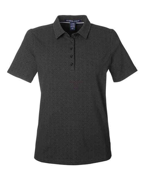 Devon & Jones Women's Crownlux Performance® Geo Polo thumbnail 3