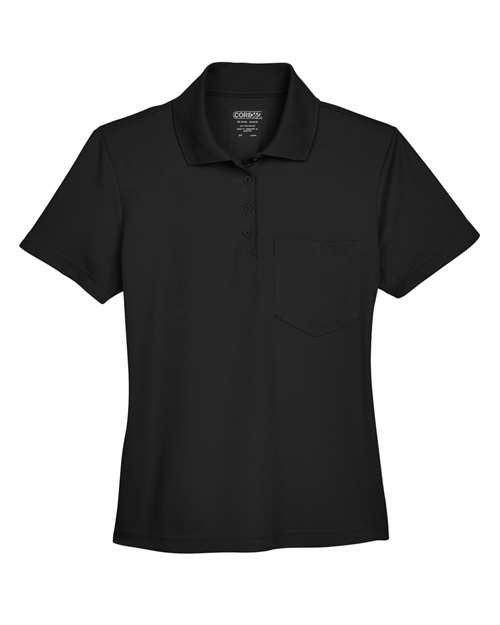 CORE365 Women's Origin Performance Piqué Polo with Pocket thumbnail 3