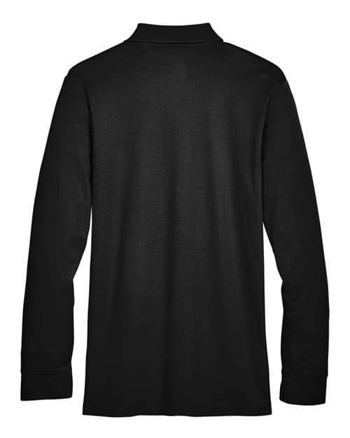 Devon & Jones Men's CrownLux Performance® Plaited Long Sleeve Polo thumbnail 4