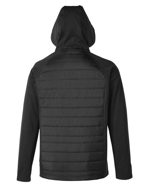 CORE365 Unisex Techno Lite Hybrid Hooded Jacket thumbnail 4