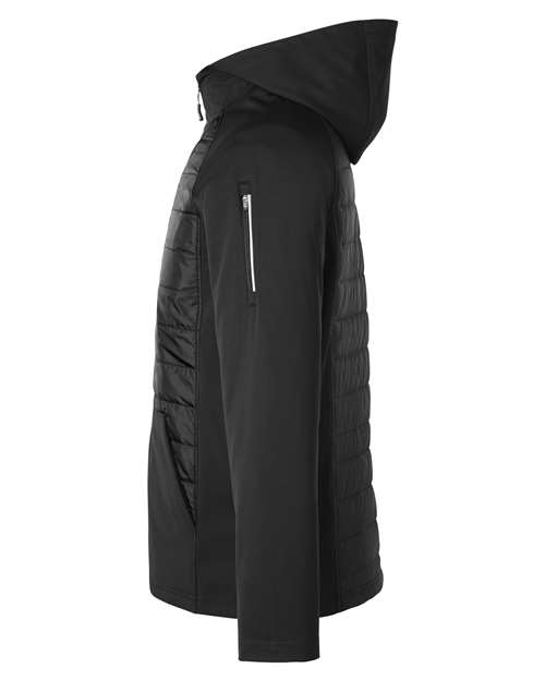 CORE365 Unisex Techno Lite Hybrid Hooded Jacket thumbnail 6