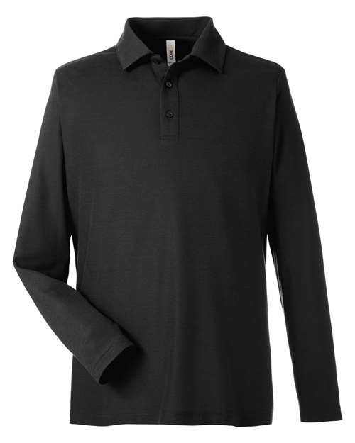 CORE365 Men's Fusion ChromaSoft™ Long Sleeve Pique Polo thumbnail 3