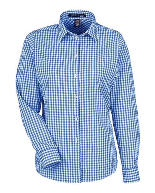 Devon & Jones Women's CrownLux Performance® Gingham Dress Shirt thumbnail 3