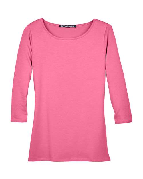 Devon & Jones Women's Perfect Fit™ Ballet Bracelet-Length Knit Top thumbnail 3