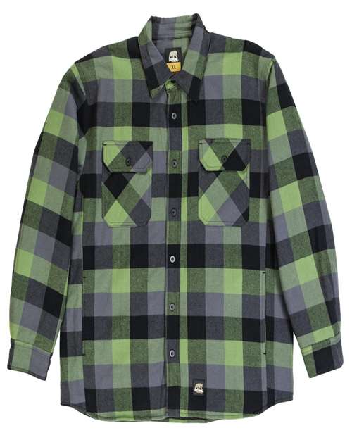 Berne Apparel Men's Tall Timber Flannel Shirt Jacket thumbnail 3