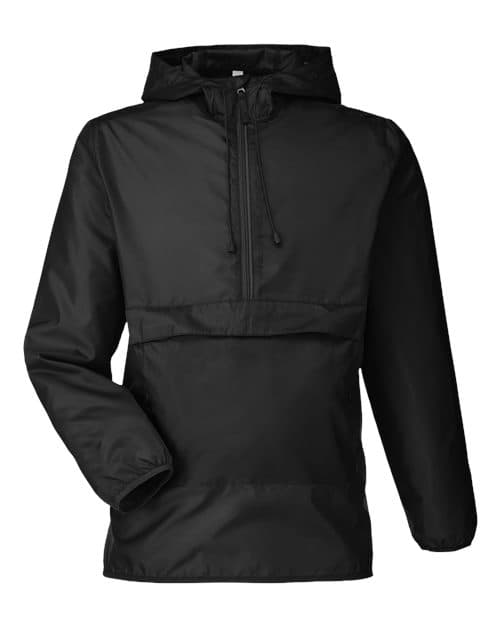 Team 365 Unisex Zone Protect Packable Anorak Jacket thumbnail 3