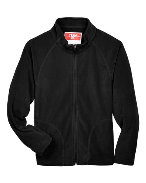 Team 365 Youth Campus Microfleece Jacket thumbnail 3