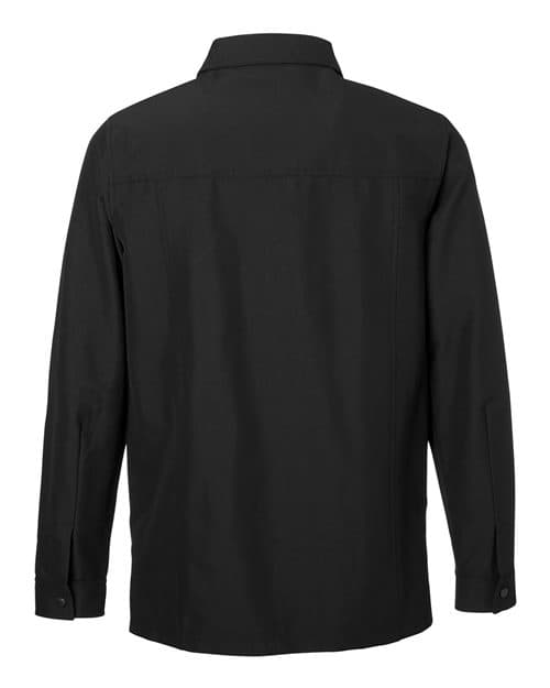 Harriton Unisex Flex Twill Overshirt Jacket thumbnail 4