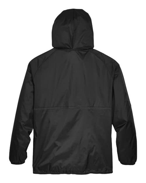 Harriton Men's Packable Hooded Nylon Jacket thumbnail 4