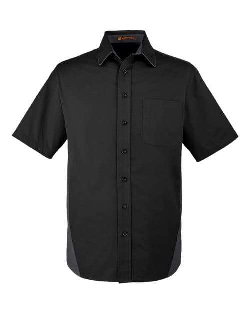 Harriton Men's Tall Flash IL Colorblock Shirt thumbnail 3