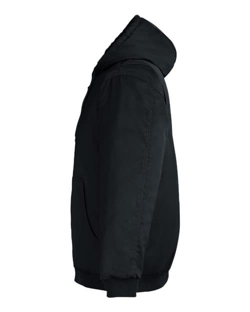 Harriton Unisex Tall ClimaBloc® Heavyweight Hooded Full-Zip Jacket thumbnail 6
