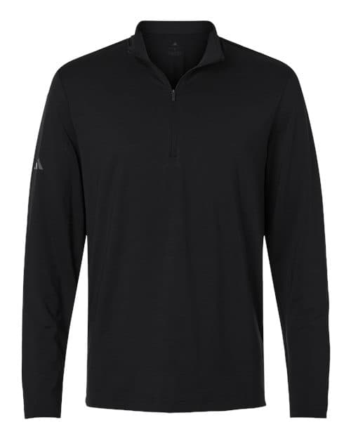 Adidas Men's Textured Stripe Quarter-Zip Pullover thumbnail 3