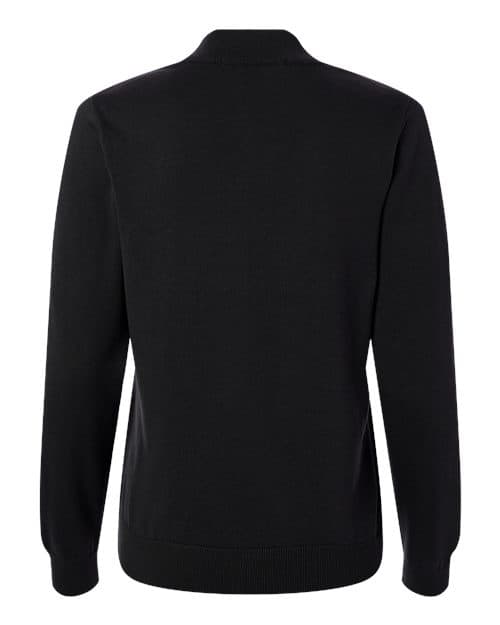 Devon & Jones Women's New Classics Quarter-Zip Sweater thumbnail 4