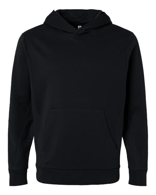 Team 365 Unisex Squad Hooded Tech Fleece Pullover thumbnail 3