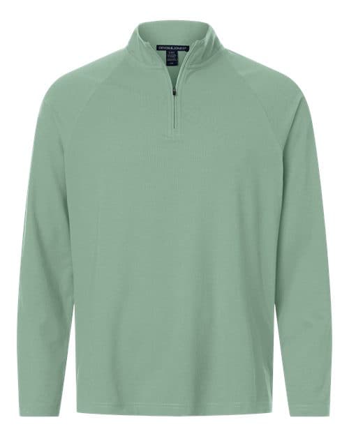 Devon & Jones Men's Seaton Pebble Textured Quarter-Zip Pullover thumbnail 3