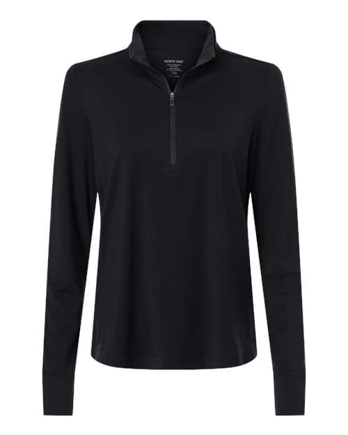 North End Women's JAQ Stretch Performance Quarter-Zip thumbnail 3