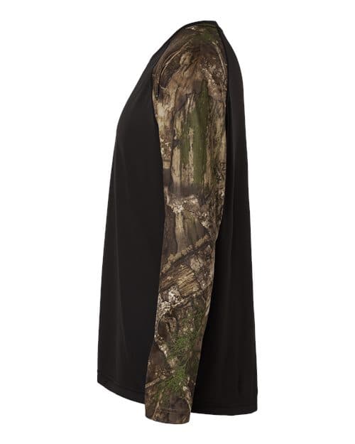 RealTree Unisex Realtree® Performance Colorblocked Long Sleeve T-Shirt thumbnail 6