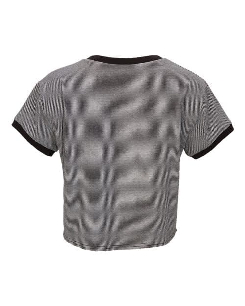 Boxercraft Women's Striped Tie Front T-Shirt thumbnail 4