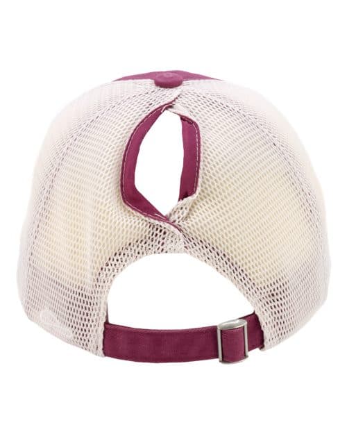 Infinity Her Women's Peached Twill Mesh Back Cap thumbnail 3