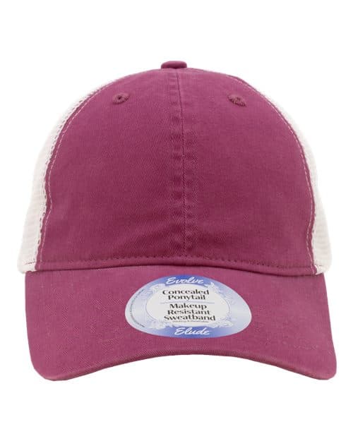 Infinity Her Women's Peached Twill Mesh Back Cap thumbnail 2