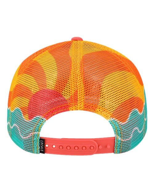 LOCALE Plain Front Five-Panel Trucker Cap thumbnail 3