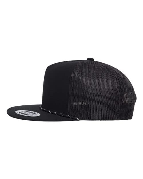 YP Classics Classic Five-Panel Trucker Rope Cap thumbnail 4