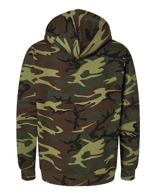 Code Five Unisex Camo Fleece Hoodie Sweatshirt thumbnail 4
