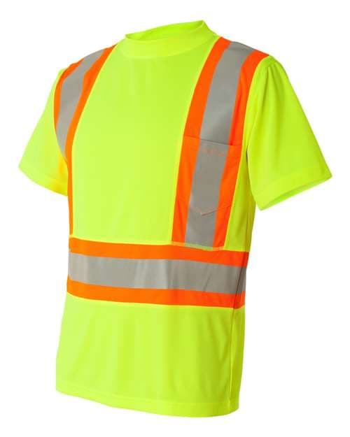 Kishigo Unisex Class 2 Flat Stitch Self-Fabric Panels T-Shirt thumbnail 4