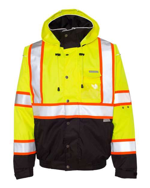 Kishigo Unisex Premium Brilliant Series® Bomber Jacket thumbnail 2