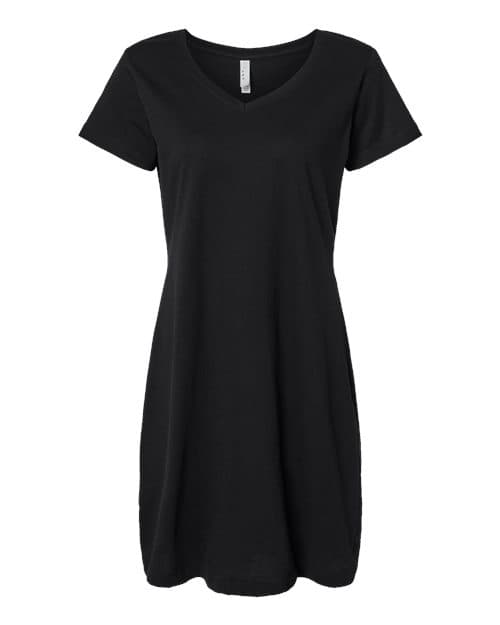LAT Women's Fine Jersey V-Neck Coverup thumbnail 3