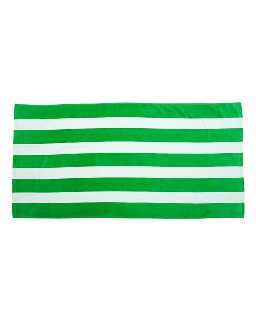 Carmel Towel Company Cabana Stripe Velour Beach Towel thumbnail 2