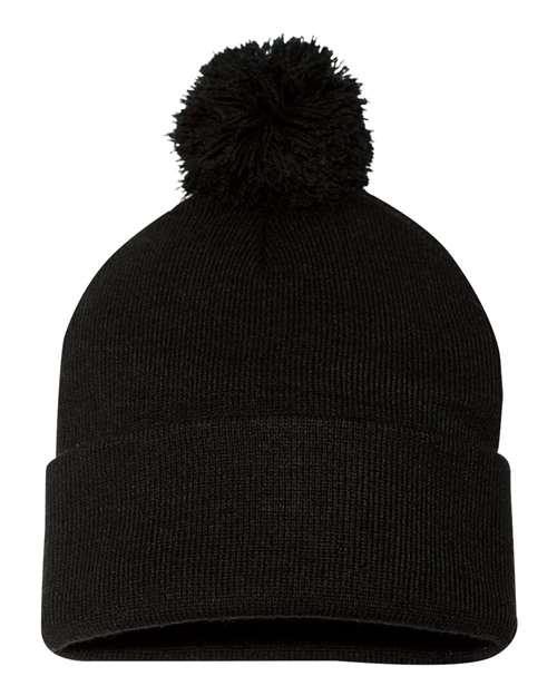 Sportsman 12" Pom-Pom Cuffed Beanie thumbnail 3