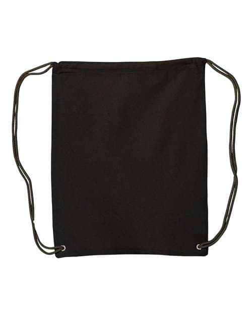 Liberty Bags Canvas Drawstring Backpack thumbnail 3