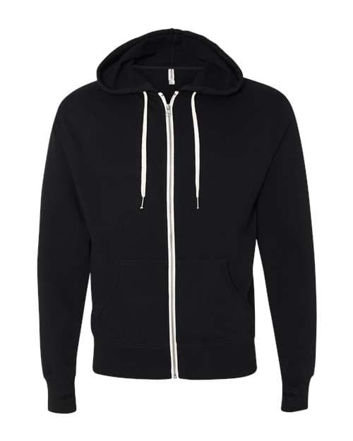 Independent Trading Co. Unisex Heathered French Terry Full-Zip Hooded Sweatshirt thumbnail 3