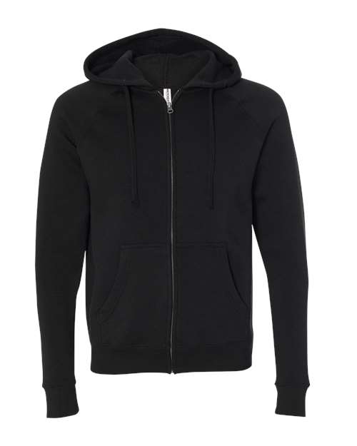 Independent Trading Co. Unisex Special Blend Raglan Full-Zip Hooded Sweatshirt thumbnail 3