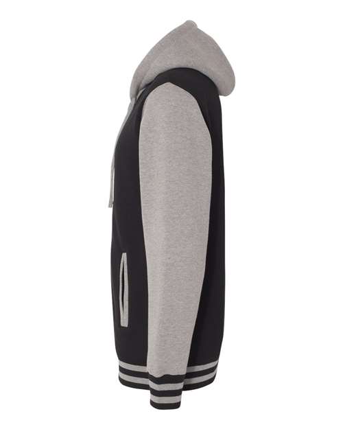 Independent Trading Co. Unisex Heavyweight Varsity Full-Zip Hooded Sweatshirt thumbnail 6