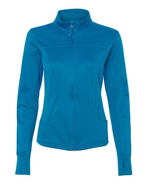 Independent Trading Co. Women's Poly-Tech Full-Zip Track Jacket thumbnail 2